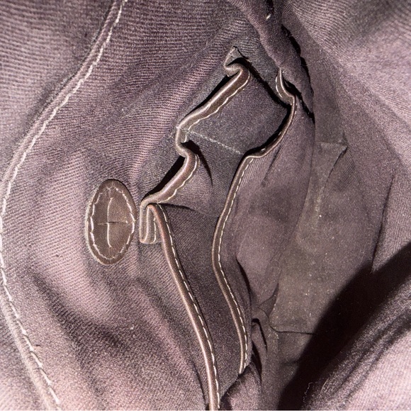 Dinhill Denim Leather Motorities Messenger Bag Moss Green - Picture 10 of 12